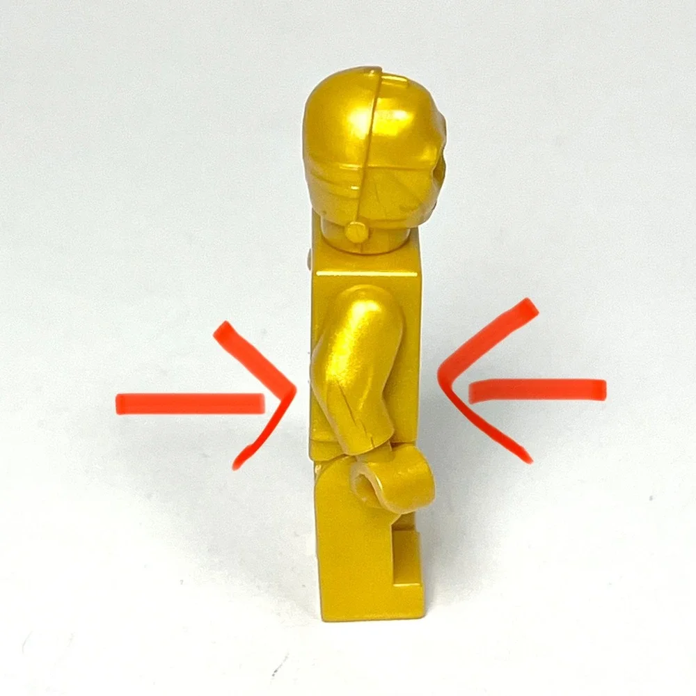 LEGO Star Wars C-3PO Minifigure sw0161a Pearl Gold Droid Original Trilogy Fig